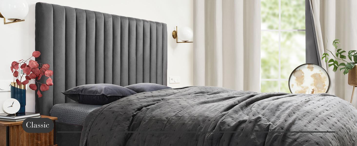 Deconovo 100% Linen Blackout Curtains (2 Panels) – Thermal Insulated, Energy Efficient, Soft Texture, Wavy Drapes for Living Room & Bedroom