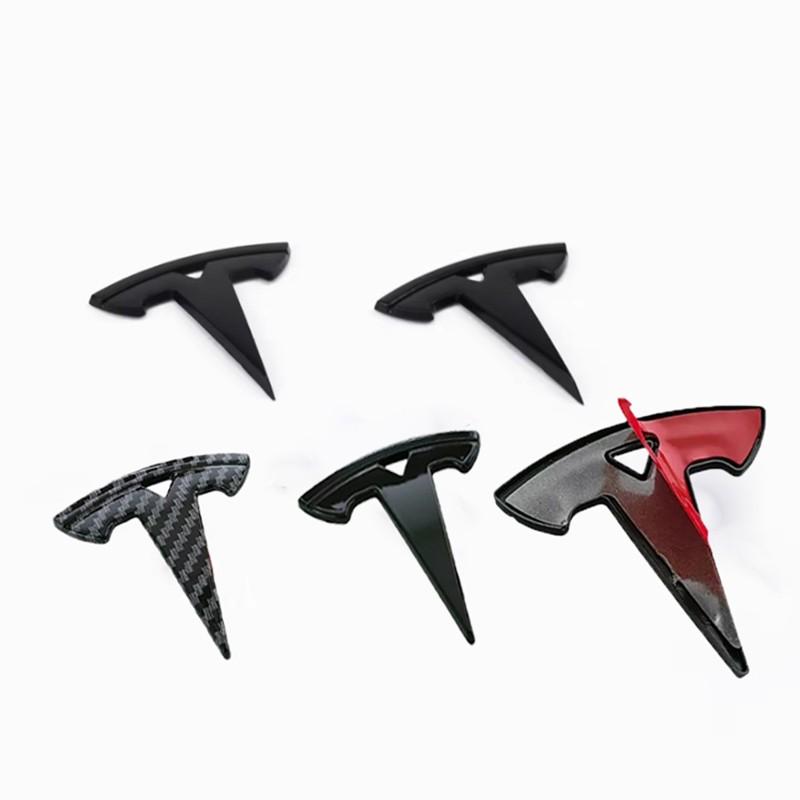 1PCS Car Styling Logo Steering Wheel Center Badge Logo Sticker Decal For Tesla Model 3 Mode S X Model Y Juniper Roadster SpaceX