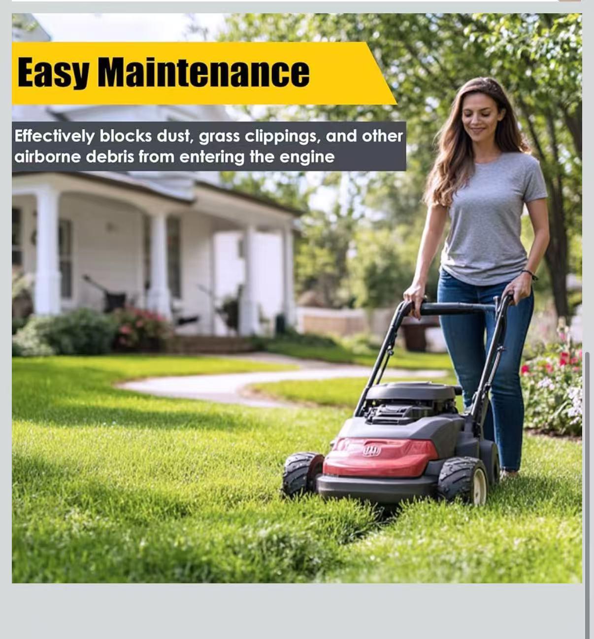 491588S Flat Air Filter Replacement for Briggs & Stratton 491588 399959 Lawn Mower Engine Premium Paper Air Filter Quantum Series 491588S