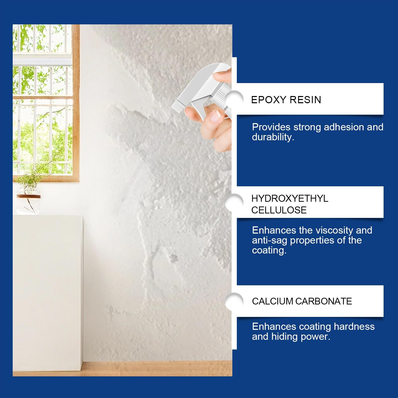 Jue Fish Wall Spray Paint Repair, Home Indoor Renovation, Moisture-Proof, Anti-Drop, Mold Removal, Direct Spray, Household Use