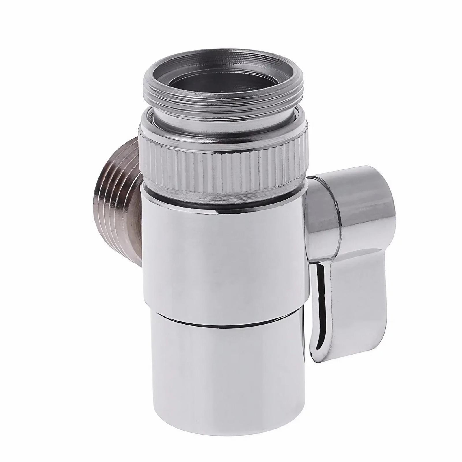 Multi-Function Quick Connect Faucet Adapter Leakproof Water Switch Valve for Washing Machine Shower Garden Hose Dual Outlet Mode Universal Fit Kitchen Bathroom Outdoor