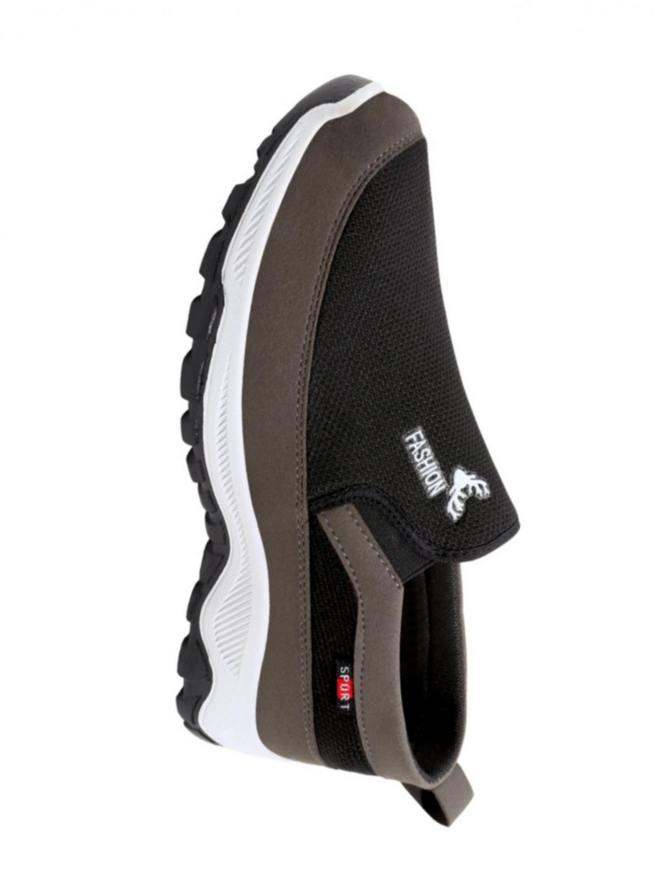 Men's casual sports shoes, breathable mesh material lightweight and comfortable wrapping, deer head logo design simple and stylish, classic and versatile, preferred for daily commuting light sports wear, boyfriend birthday surprise practical gift