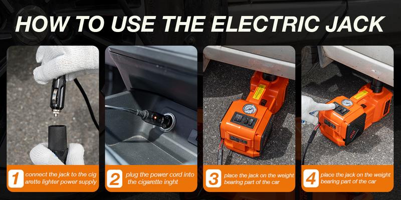 Easy-to-use jack with sturdy construction. Perfect for cars, SUVs, and light trucks. Portable and reliable.