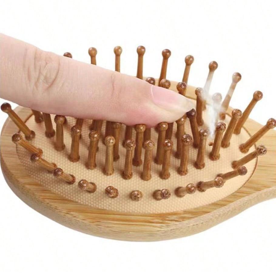 Anti-Static Massage Comb for Long Curly Hair, Smooths Without Tangling, Protects Hair, Prevents Hair Loss, Gentle on Hair