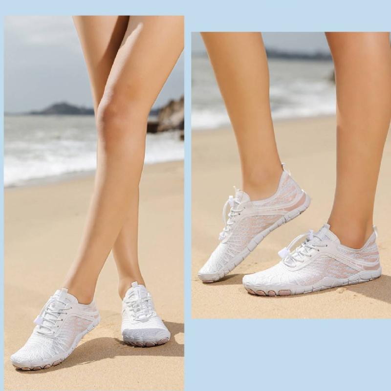 SANPON Hike Barefoot Shoes for Women & Men Breathable Non-Slip Athletic Footwear Wide Toe Water Shoes Activewear Universal Fit Ultra-thin Sole Mesh Upper Washable