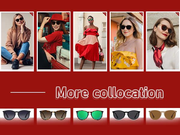 CHBP Sunglasses【SUPER DEAL】 Unisex Polarized Glasses, 1/2/3 Pairs UV Protection Trendy Vintage  Sunglasses,Summer Retro Round Mirrored Lens Fashion Sunglasses,Travel Accessorie, Valentine Gifts for Her Him