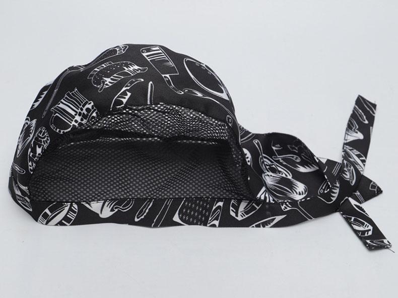 Breathable mesh Cook Hat 3pcs Chef Hat Food service Kitchen Work Cap Hotel Restaurant Canteen Bakery Baker Household Cooking Cap