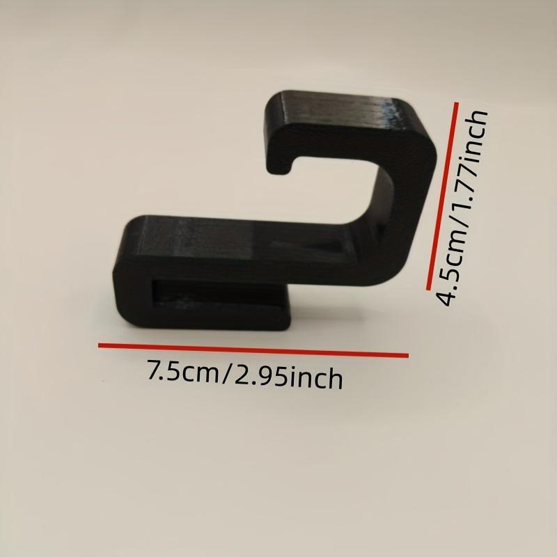 234pcs No Drilling Glass Door Hooks Heavy Duty Sturdy Plastic Wall Mount for 8mm Glass Hanging Clothes Towels Black White