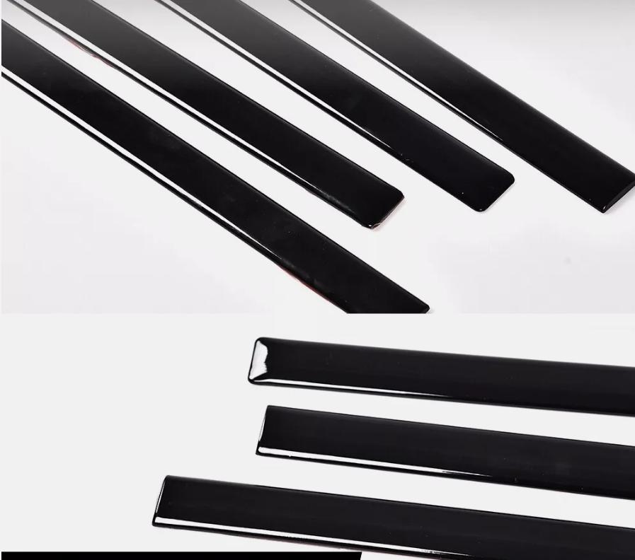 CROSSDESIGN Fit For 14-18 Silverado/Sierra Crew Cab Body Side Molding Trim Set 4PCS 1/18" US