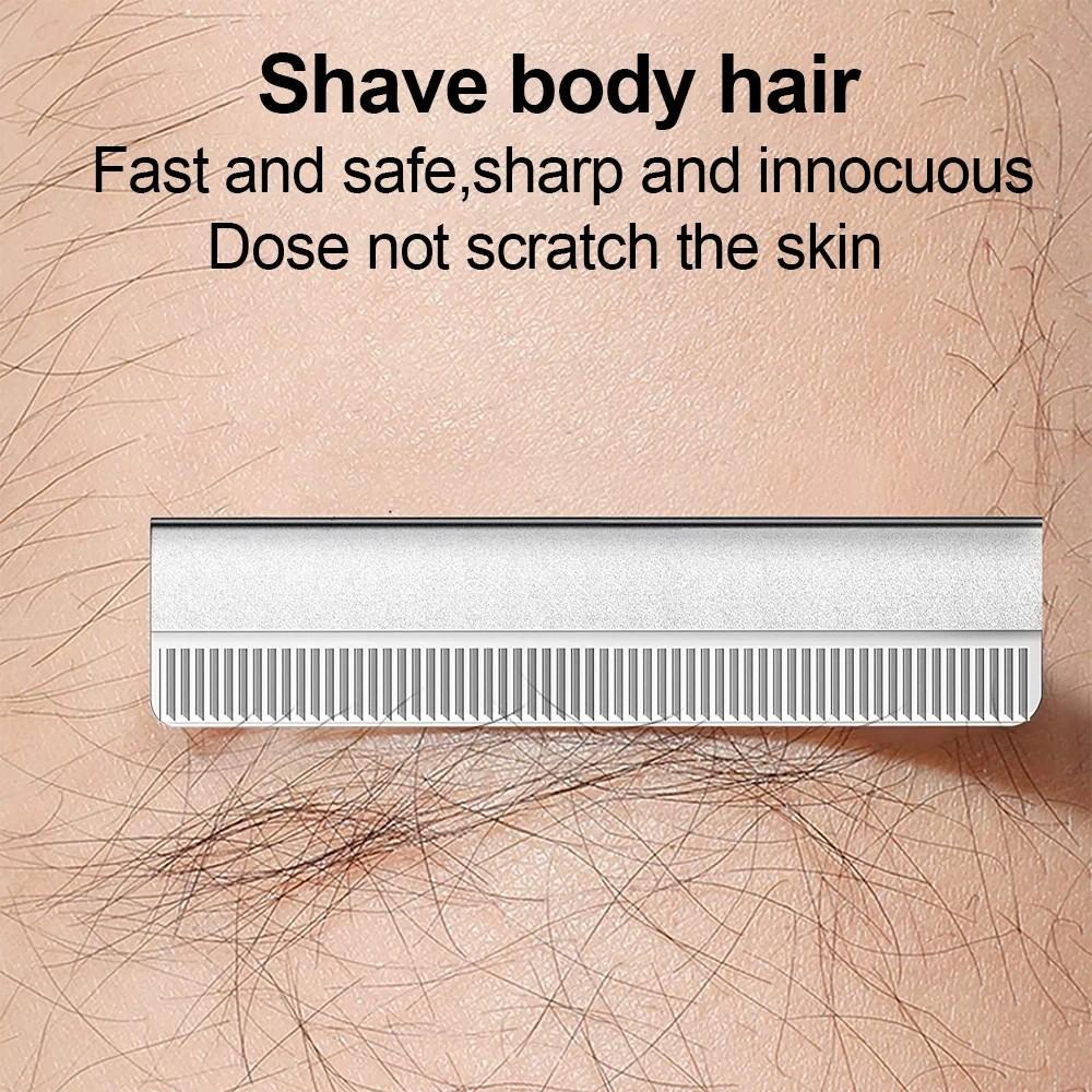100 pcs Eyebrow Trimmer Hair Remover Stainless Steel Women Razor For Eyebrows Face Shaver Hair Removal Knife Makeup Tools Cosmetic Tools