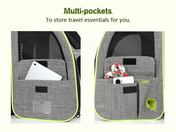 Pecute Expandable Cat Backpack with Breathable Mesh for Cats Small Dogs Puppies