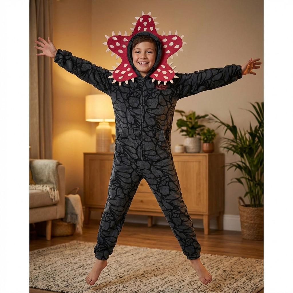 Funny Monster Onesie Pajamas Unisex Hooded Sleepwear, Adult Long Sleeve Homeewear, Casual Loungewear for Men and Women