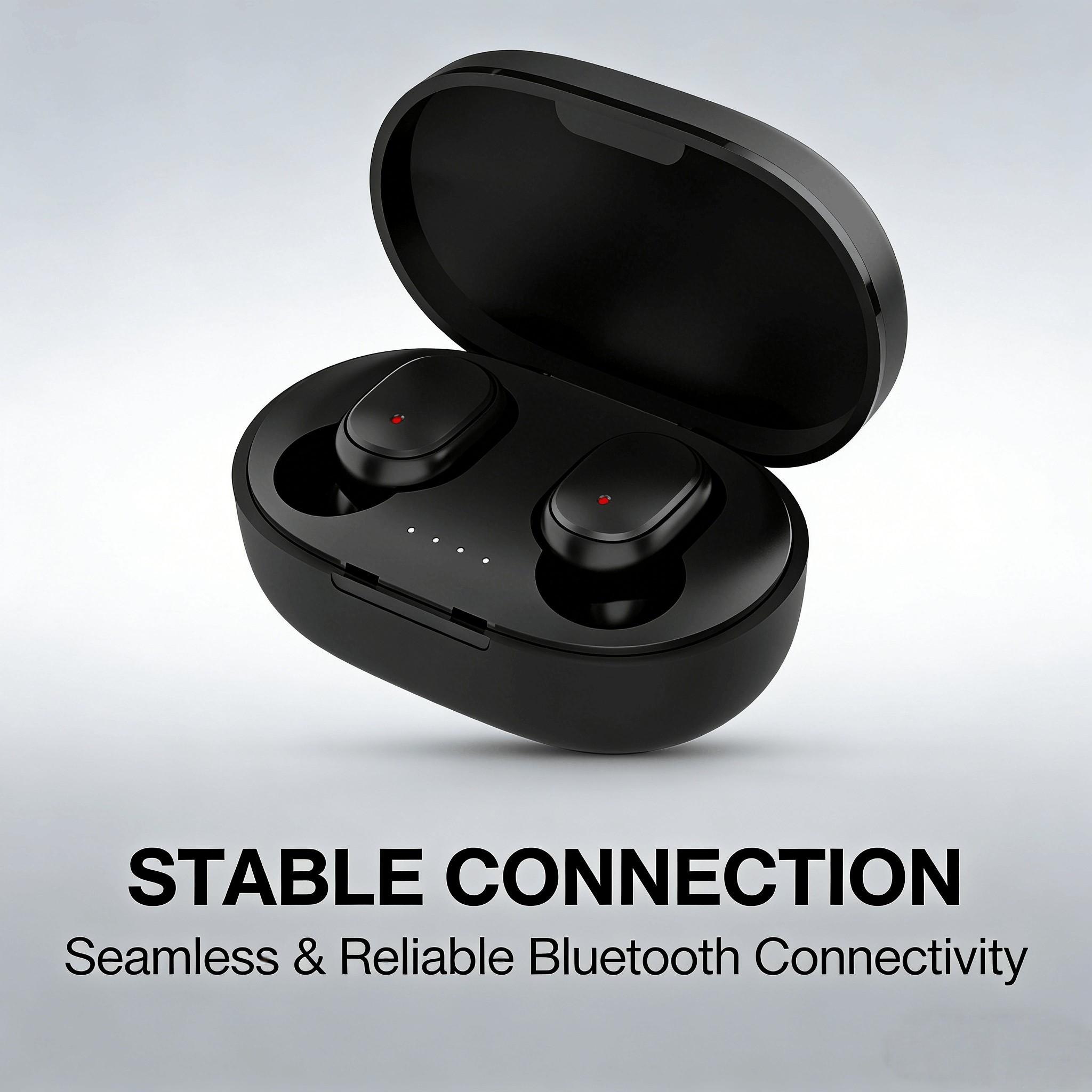 Wireless Earphone, In-ear Design Earphone with Charging Case, Noise Cancelling Headphone for Gaming, Sports, Office, Home, Audio