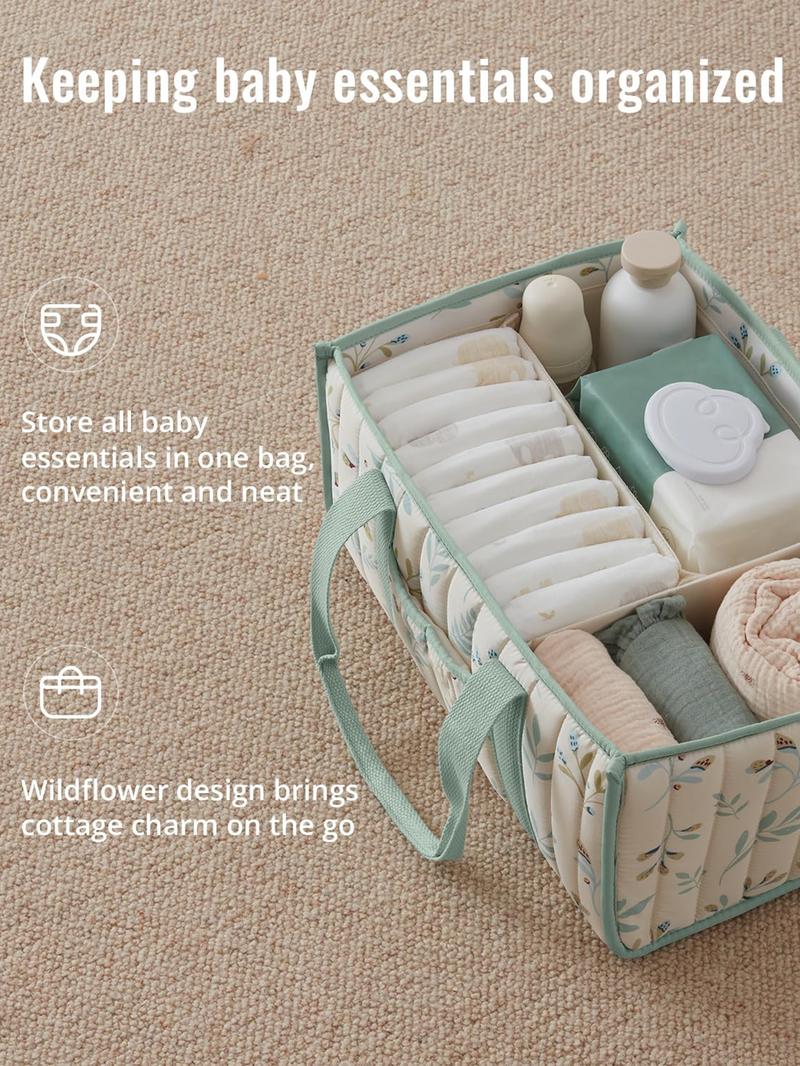 Baby Diaper Caddy - Large Organizer Tote Bag for Newborn essentials Boy or Girl - Baby Shower Basket - Nursery Must Haves - Registry Favorites - Newborn Caddie Car Travel Baby Diaper Caddy - Large Organizer Tote Bag for Newborn essentials Boy or Girl - Baby Shower Basket - Nursery Must Haves - Registry Favorites - Newborn Caddie Car Travel