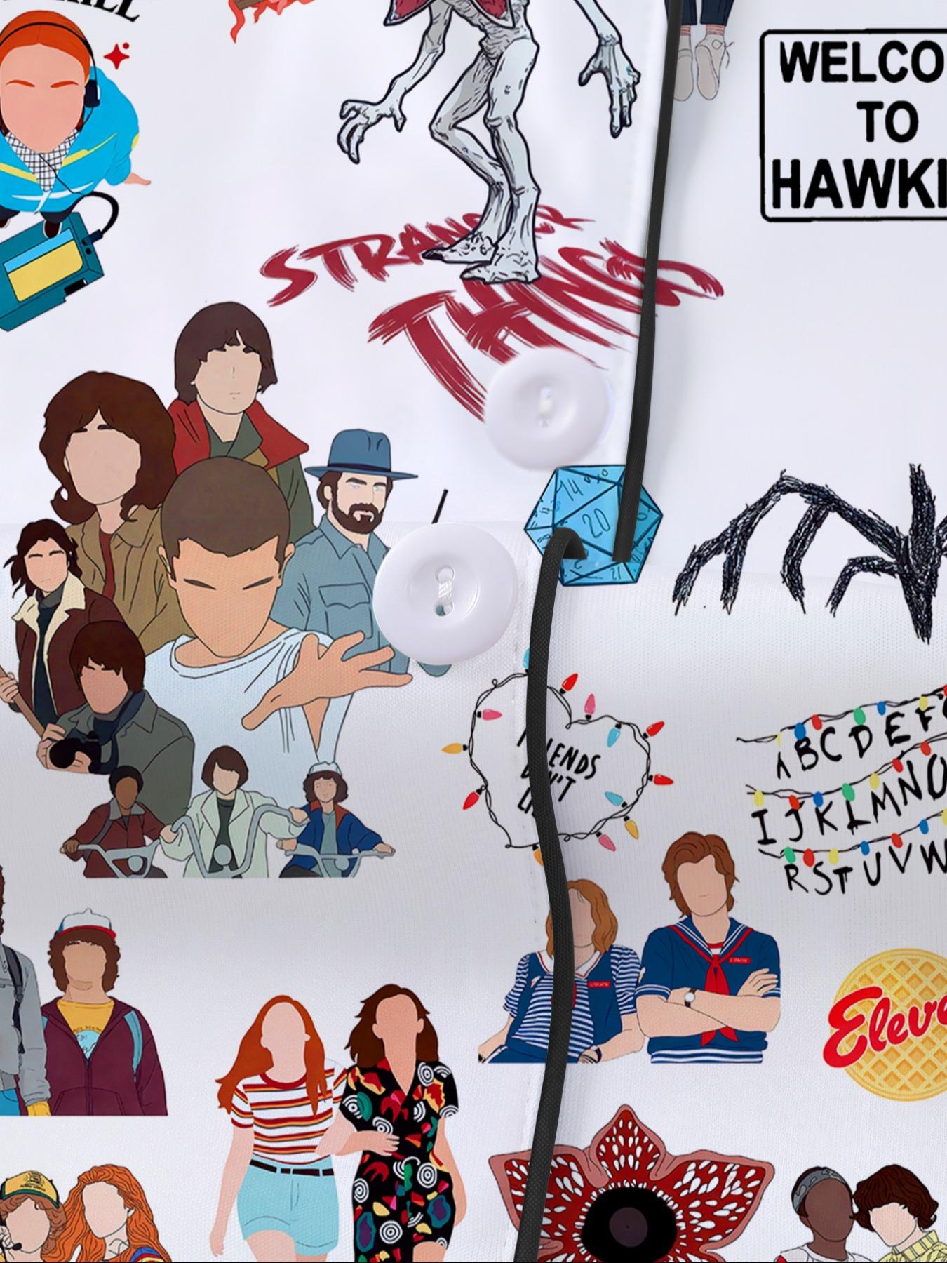 Women's Sleepwear Set, Short Sleeve Button-Down Soft Top & Elastic Shorts, Casual Comfortable Home Wear for Daily Use