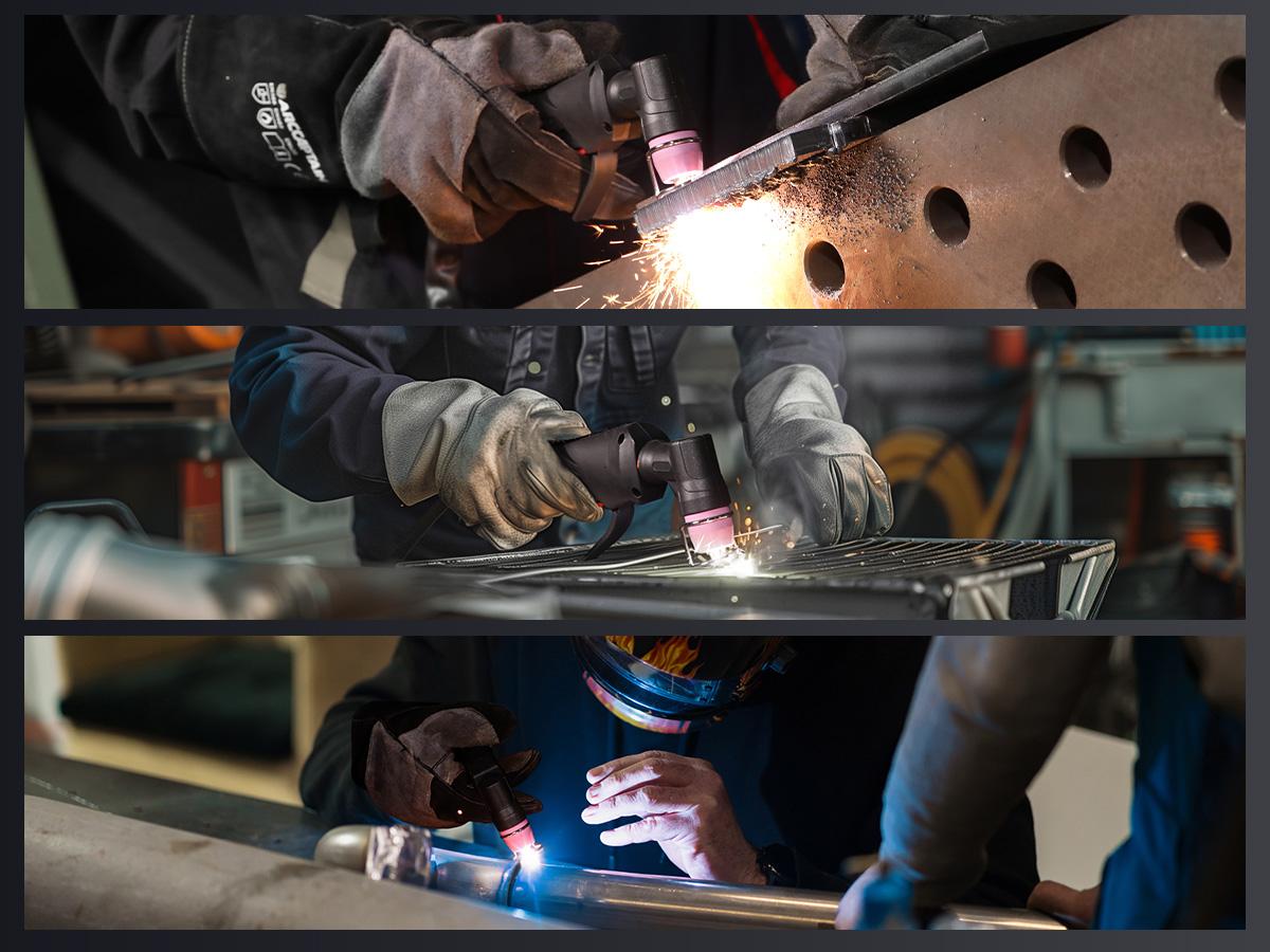 ARCCAPTAIN CUT55LED Plasma Cutter Non-Touch Pilot ARC High Frequency Air Plasma Cutting Machine 120/240V Dual Voltage IGBT Inverter 1/2" Clean Cut Reflow 2T/4T and 1/4" - 18, Digital Welding Machine, Plasma Cutter