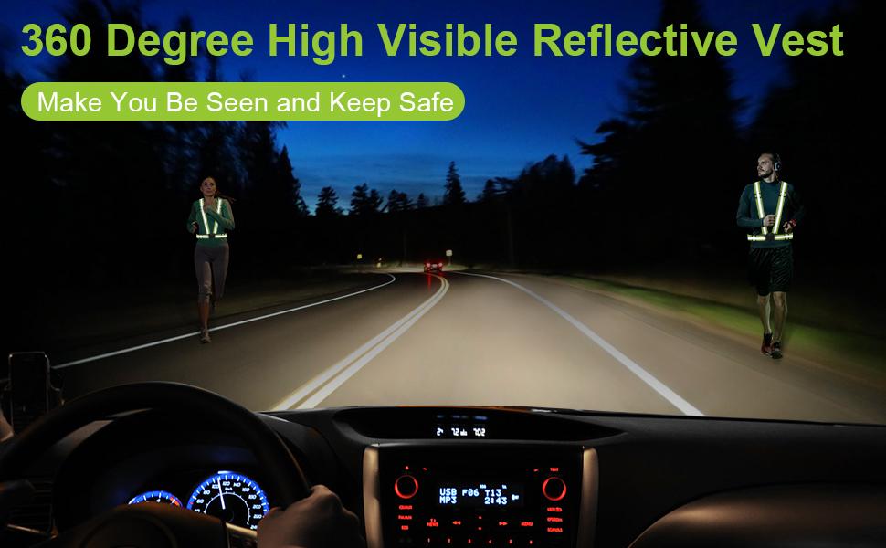 Reflective Safety Vest (2pcs) - High Visibility Vest Adjustable Straps for Outdoor Jogging, Cycling, Walking and Riding,TikTokShopBlackFriday