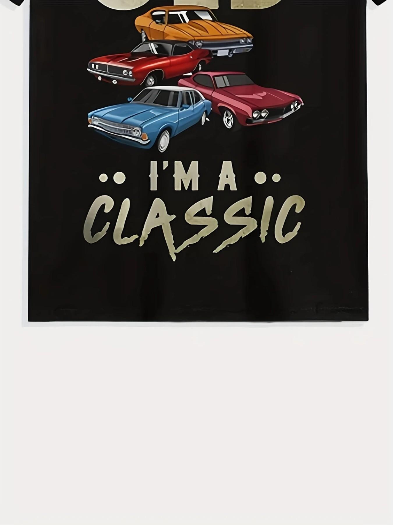 3D Letter Round Neck T-Shirt, Essential for Fashion Lovers, Cool Street Style, Slim-Fitting, Casual, Short Length, China Made