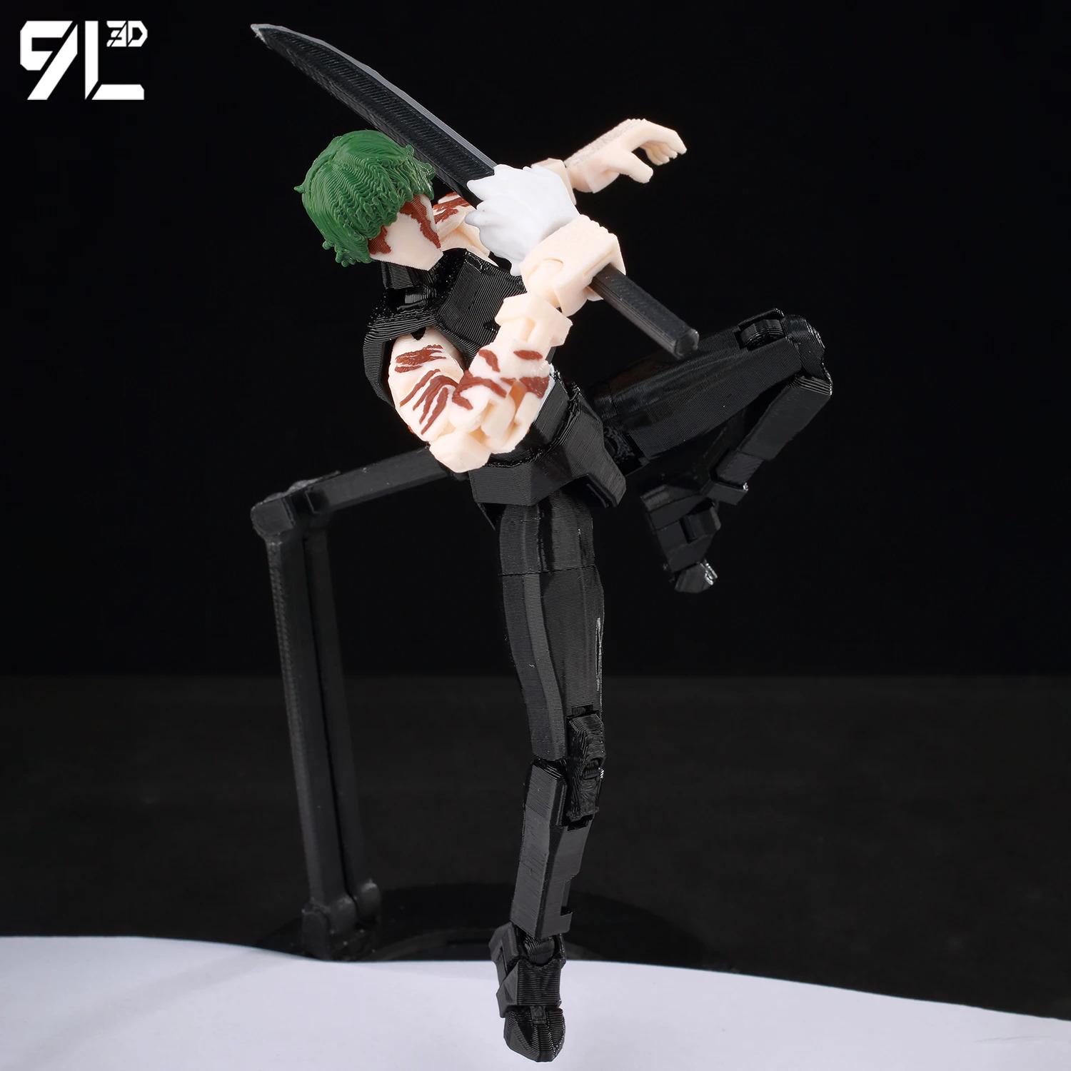 9L3D Printed Jujutsu Kaisen Dummy13 Lucky13 T13 Titan13 Zen'in Maki Anime Multi-Jointed Toys Action Figures Mannequin Model Gift 9L3D Printed Jujutsu Kaisen Dummy13 Lucky13 T13 Titan13 Zen'in Maki Anime Multi-Jointed Toys Action Figures Mannequin Model Gift