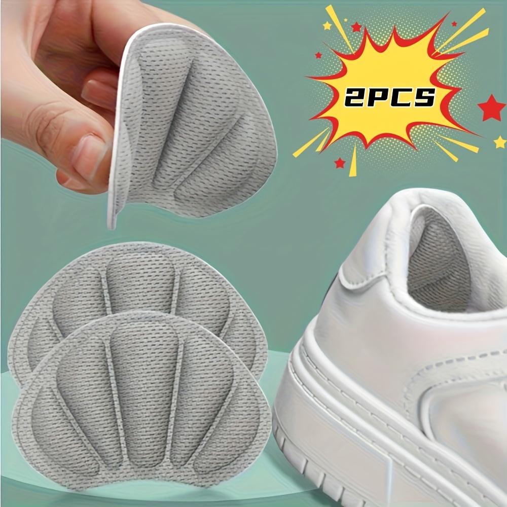 2 Pcs Blister Prevention Heel Grips, Adhesive Heel Protectors for Footwear, Soft Cushioned Heel Liners Inserts, Foot Care Heel Pads for Men Women Sneakers Sandals Flats