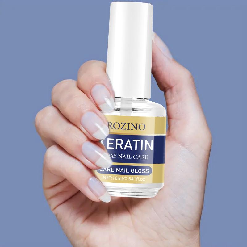 [3 bottles]ROZINO 3 Days Nail Care Keratin Amino Acid Formula for Superior Nail Nourishment Lightweight Moisture Boosting Daily Manicure 16ml