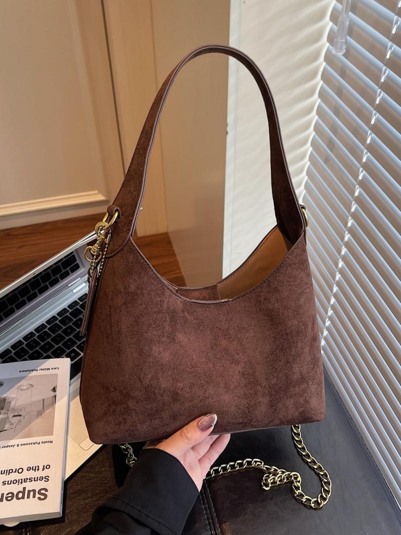 25 fall&winter Women's Satchel Handbag, Elegant Plain Design, Perfect for Daily Use & Special Occasions, Fall/winter Fashion Accessory, Elegant Bags