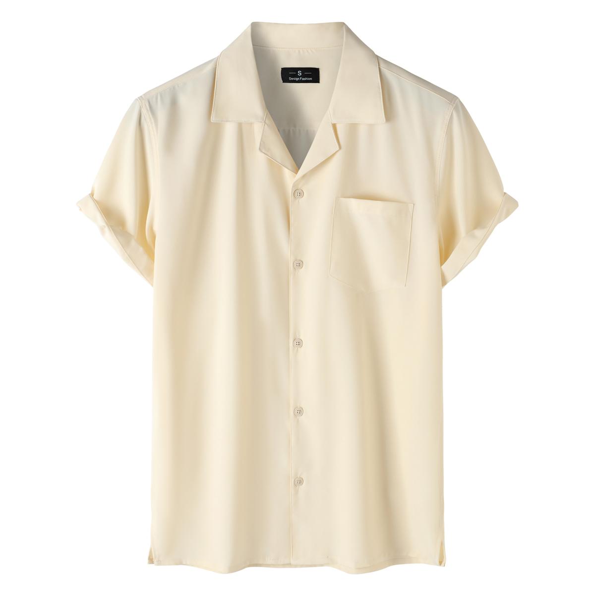 ZEROYAA Men's Regular Fit Short Sleeve Button Down Shirts Wrinkle Free Summer Lightweight Tops with Pocket Menswear Fabric sublime shirt bape tee shirt Lapel Neck Front ZEROYAA Men's Regular Fit Short Sleeve Button Down Shirts Wrinkle Free Summer Lightweight Tops with Pocket Menswear Fabric sublime shirt bape tee shirt Lapel Neck Front