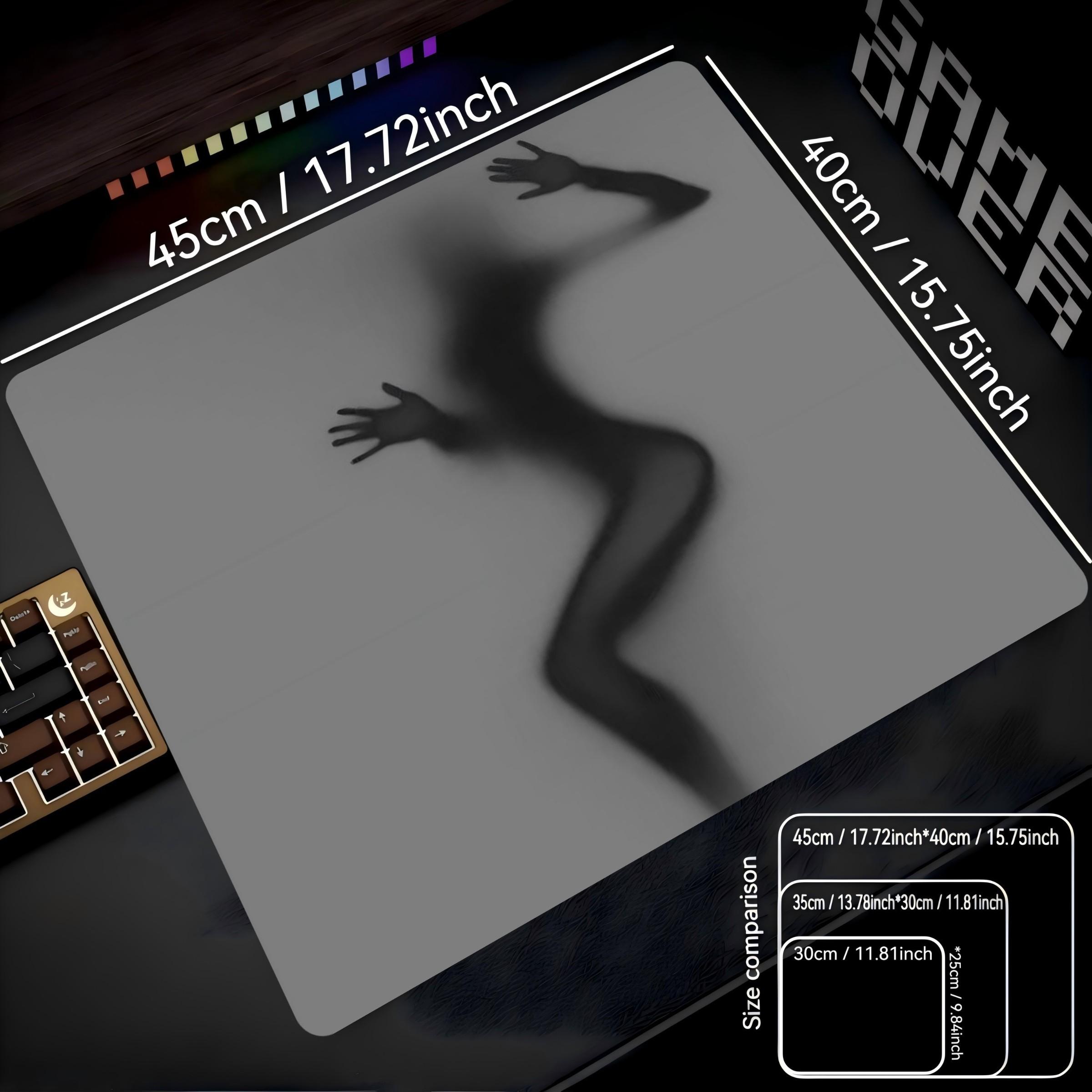 Control Type Glass Mouse Pad Gaming Accessory Professional Fps Gaming Smooth Feel, High-Quality Precision Control Surface, Ideal for Gamers & PC Users