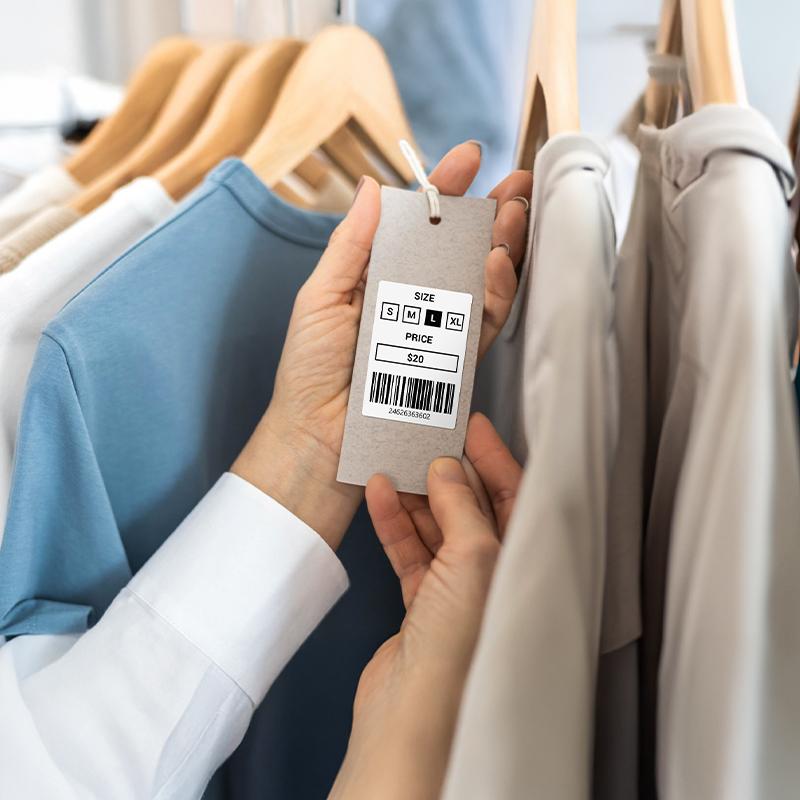 PL80E Bluetooth Thermal Shipping Label Printer, Wireless 4x6 Shipping Label Printer for Small Business.