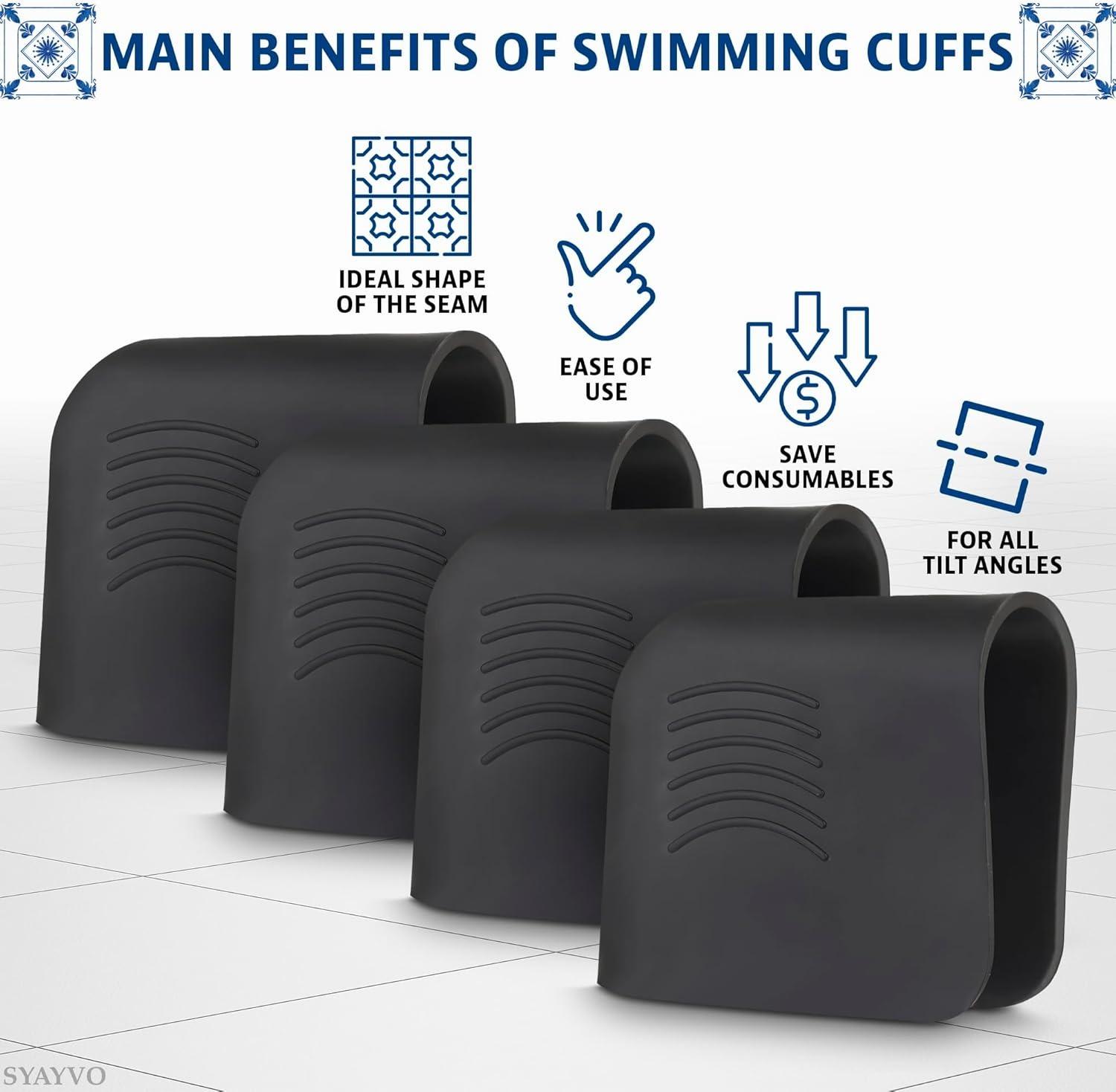 11 Pack Grout Removal Tool Kit/4 Pcs Grout Tool Applicator – Tile Tools for Smooth Finish, Caulking Tool Kit for Precise Sealing of Gaps, Edges & Corners, Works on All Tile Angles