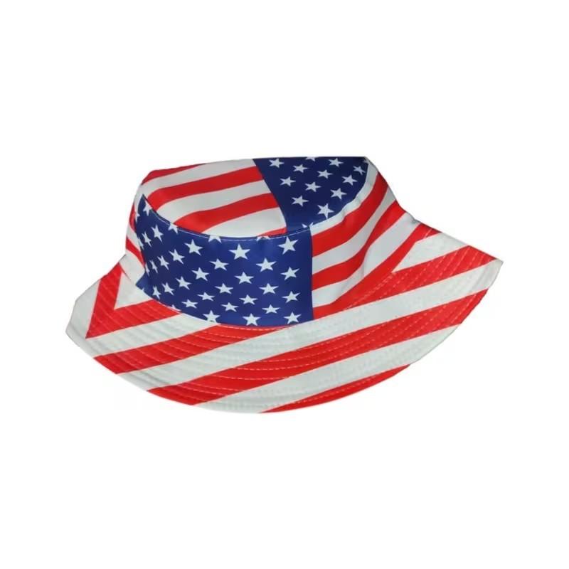 1pc Flag Print Fisherman Hat, International Patterns, Stylish and Unique Design, Perfect for Outdoor Activities, Durable and Comfortable