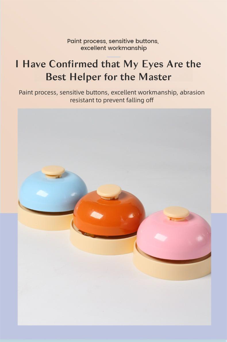 Pet Training Bell for Dogs & Cats – Call to Eat, Potty or Play, Loud Crisp Ring, Interactive IQ Toy, Easy to Press