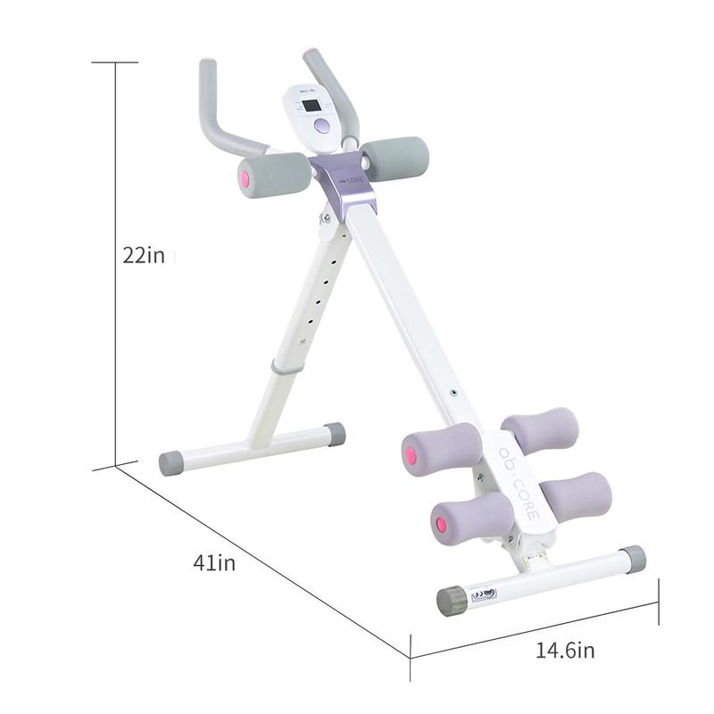 Ab Trainer Abdominal Whole Body Workout Machine Waist Cruncher Core Toner, Leg, Thighs, Buttocks Shaper with LCD Monitor ab workout machine Adjustable Whole Multiple Exercise Modes Fitness Equipment Sturdy And Durable Foldable Professional Springtok