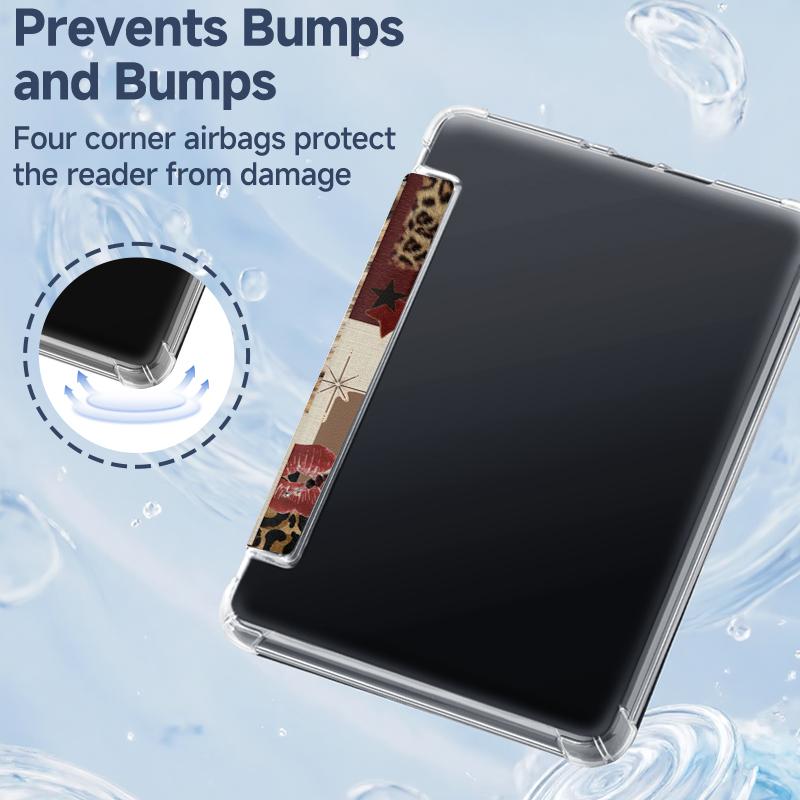 Suitable for Kindle e-book reader case, Kindle Accessories, Kindle Paperwhite 5 (2021), Kindle Colorsoft Signature Edition 7inch, Kindle 11th Generation (2022/2024) Cover, with sleep/wake function, reinforced corners, full protection, durable shell