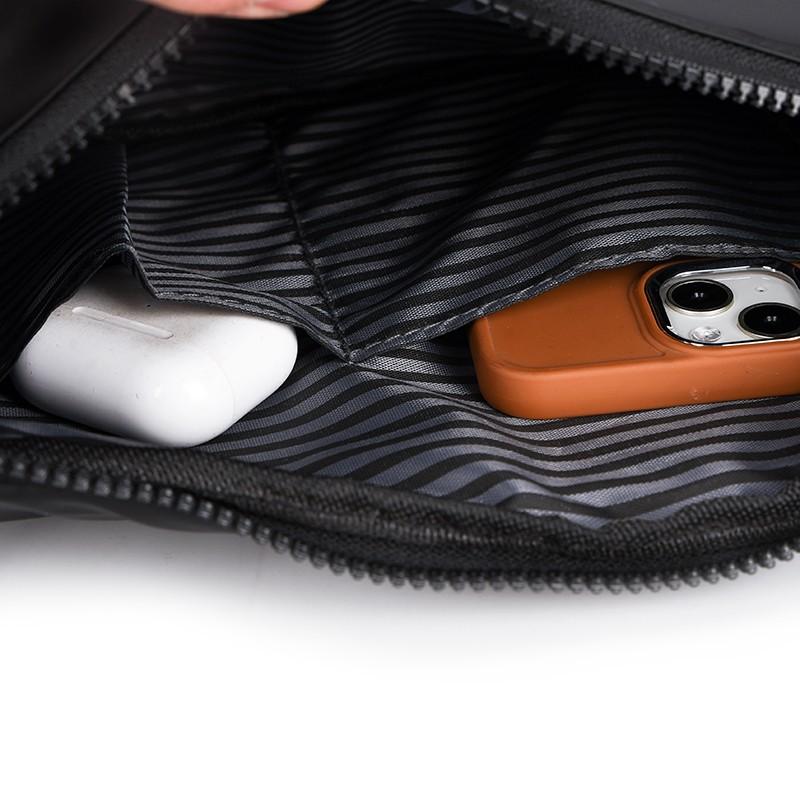 Outdoor Cycling Sports Bag, Waterproof Crossbody Backpack, Multi-Layer Waist Pack, Ideal for Running, Hiking, Biking, Daily Use