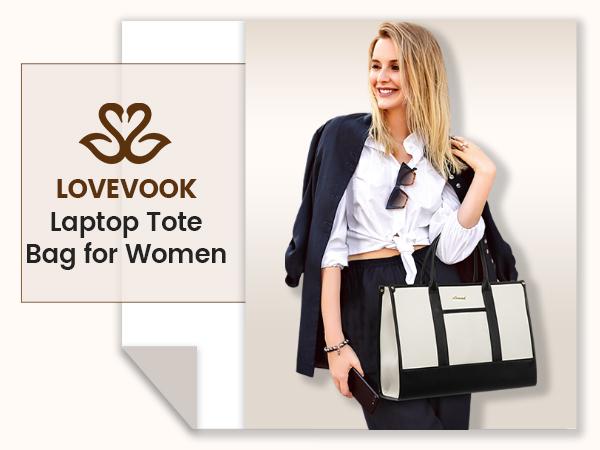 LOVEVOOK Canvas Laptop Tote Bags for Women,15.6 inch and 17.3 inch Large Professional Teacher Work Bag Purse,Lightweight Computer Bag Briefcase Business Office ,TikTokShopStockUp LOVEVOOK Canvas Laptop Tote Bags for Women,15.6 inch and 17.3 inch Large Professional Teacher Work Bag Purse,Lightweight Computer Bag Briefcase Business Office ,TikTokShopStockUp
