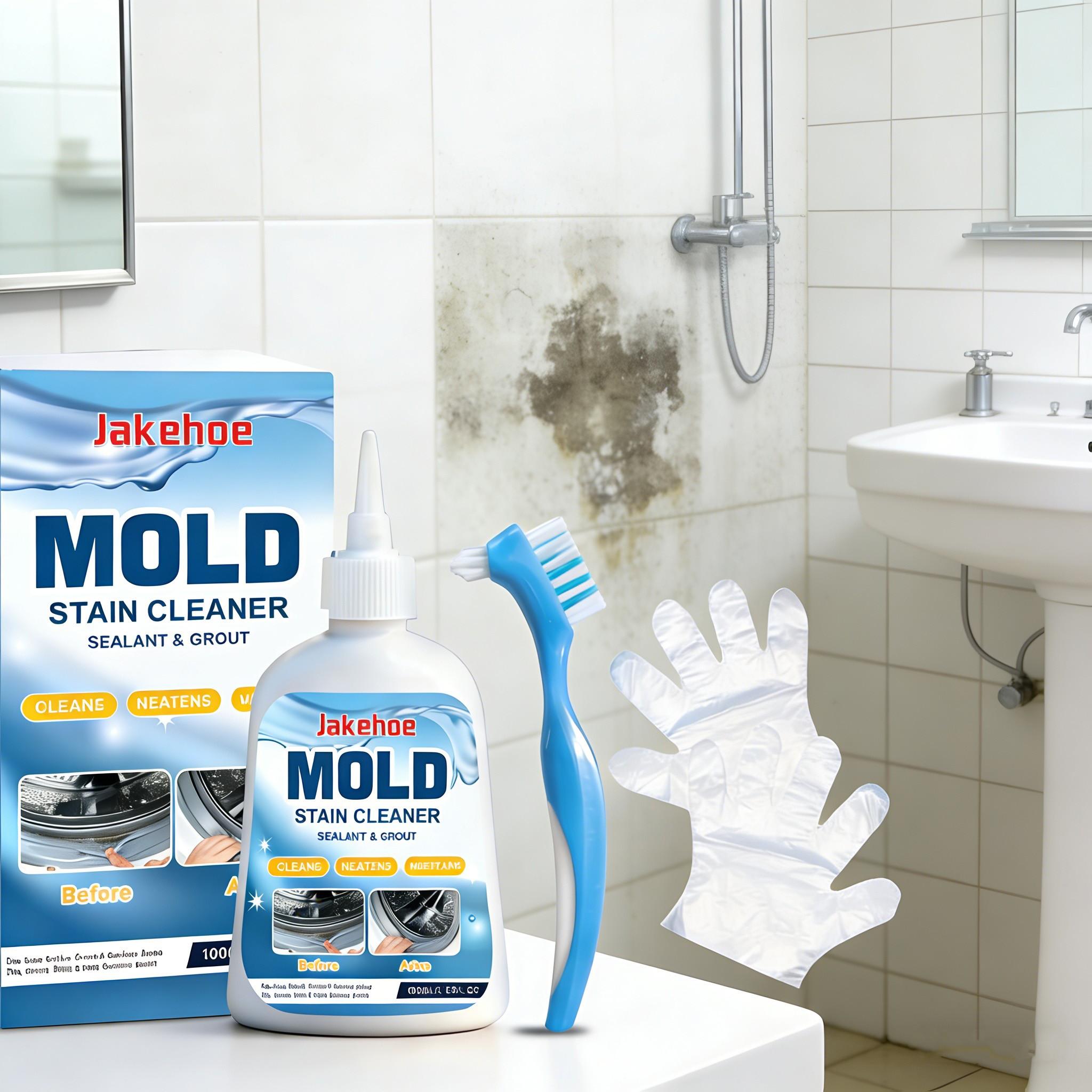 Jakehoe Mold Remover Gel for Bathroom Tiles, Washing Machine Seals, Home Gaps, Effective Cleaning Gel, Easy to Use, Long-Lasting Results