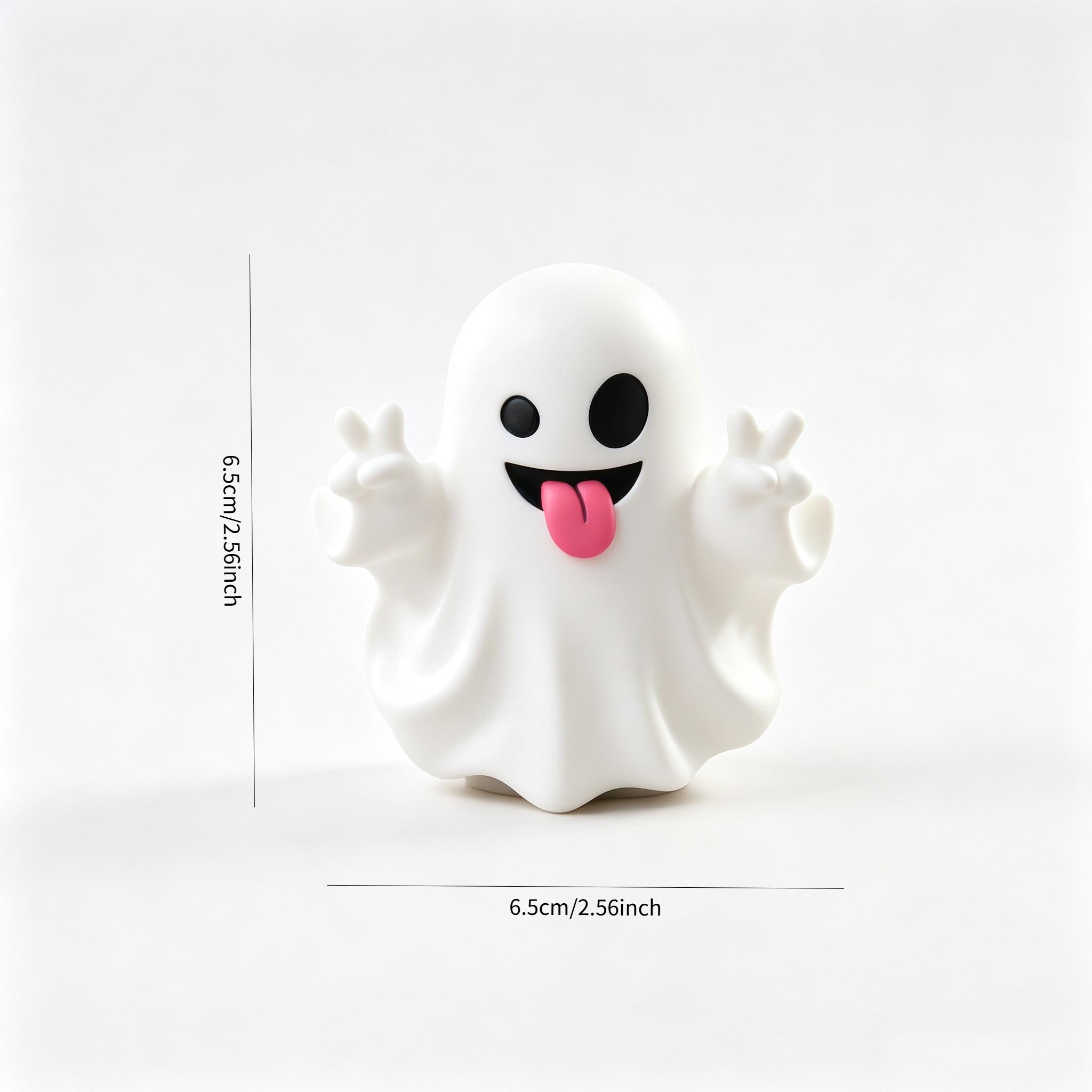 4PCS Halloween Decoration Ghost Figurine - Funny Resin Ghost Statue For Prank - Cute Ghost Decor for Halloween Decorations Ornaments -YY1