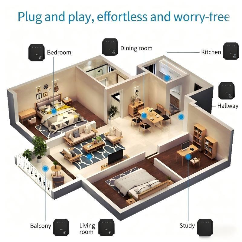 WiFi Extender 2026, 300mbps Signal Booster, Covers Large Area, Ethernet Port, Home Repeater, Us Plug, Multiple Devices Support