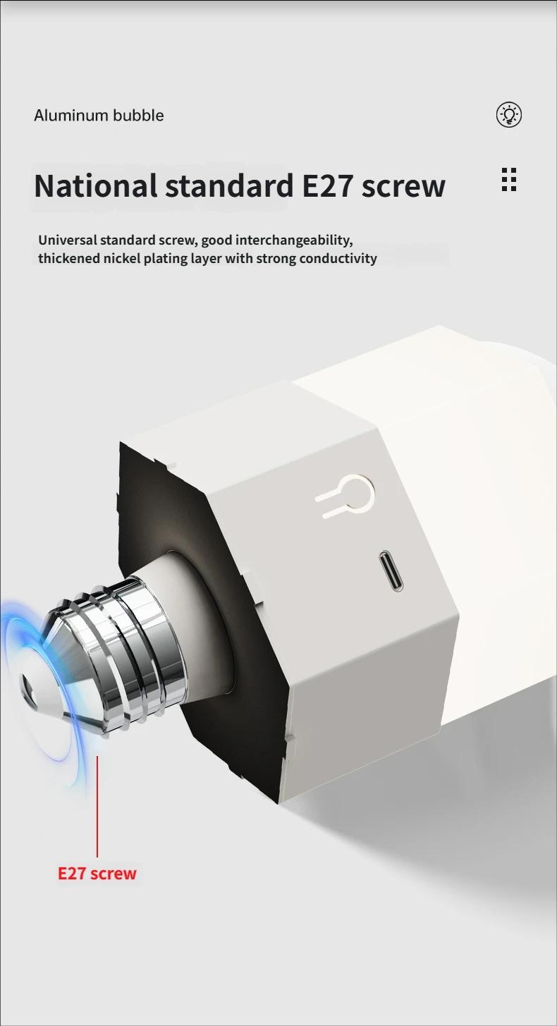E27 LED Bulb Remote Control RGB Color Changing Dimmable Magnetic Mount Ideal for Any Room Multi-Purpose Lighting Solution