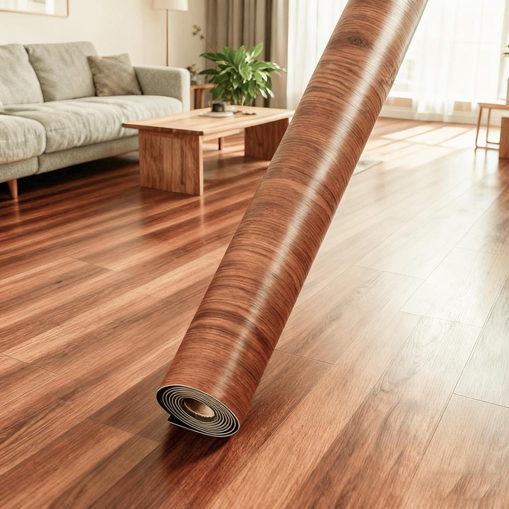 2/5 roll vintage luxury flooring, Vinyl Floor Tiles - heavy-duty thickness, peel and reel, suitable for homes, offices, large coverage area (40cm x 300cm), floor covering - vinyl - luxury finish, Self Adhesive Textured, Peel and Stick Flooring