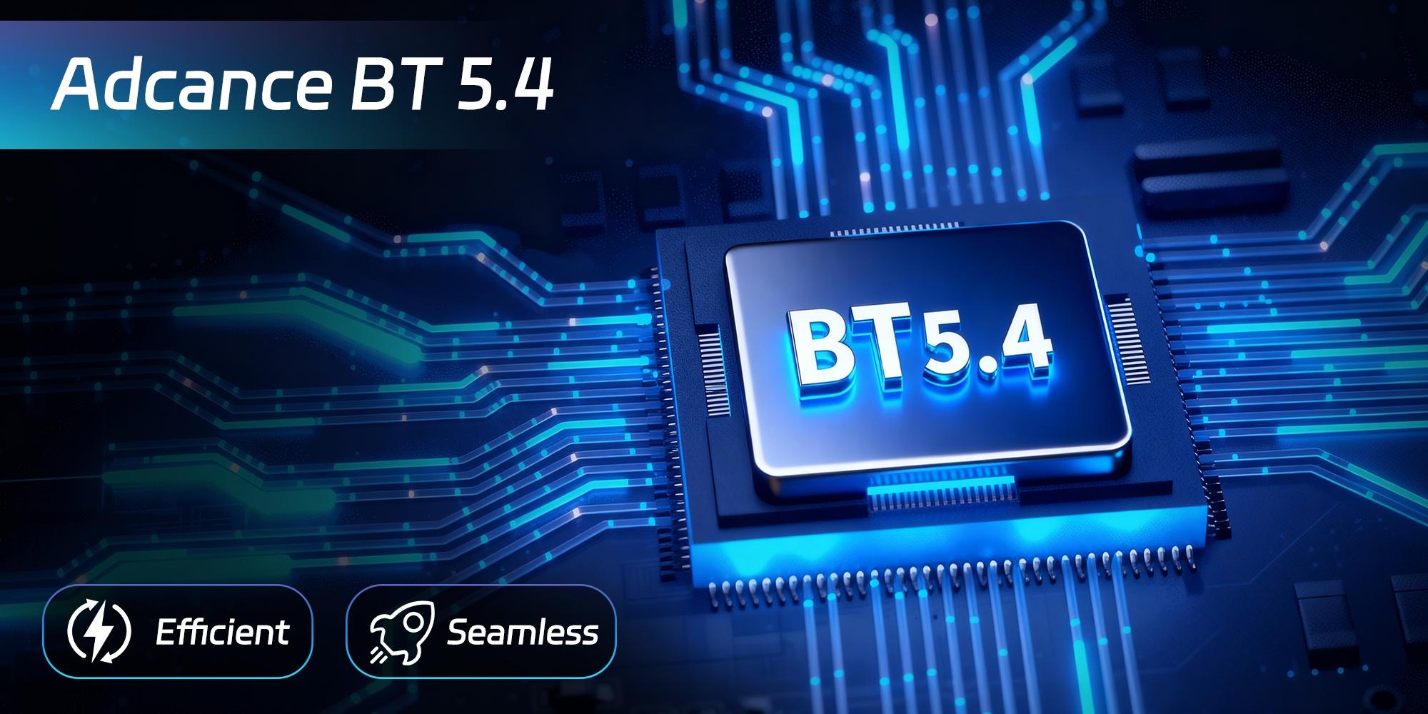 Wireless Bluetooth Adapter for Desktop - 65 Feet Long Range USB Dongle with BT 5.4 Technology, Supports Audio & Data Transfer, Easy Installation for Wireless Speakers, Headsets, Keyboards, Mice for Home and Office Setup