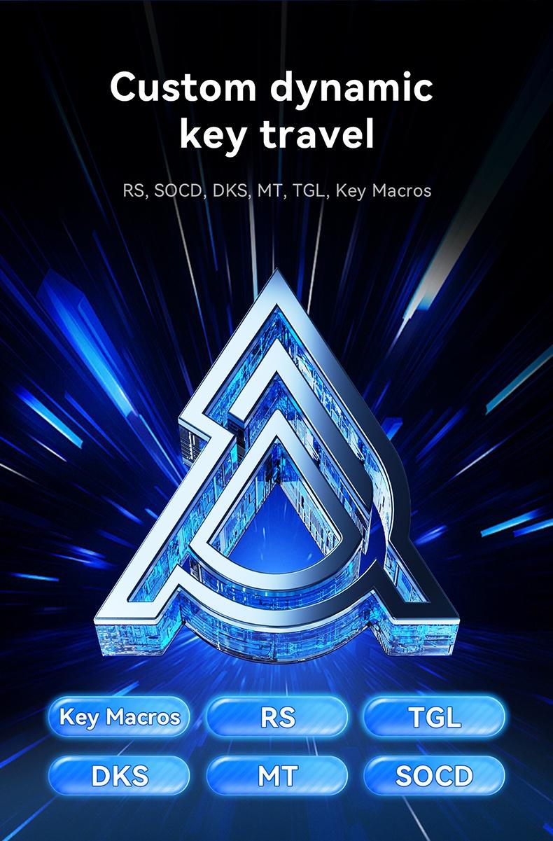 AK680 V2 wired gaming mechanical keyboard AJAZZ e-sports game specific axis ice island switch gaming player computer office compact mechanical keyboard 8K return rate RGB DIY multi scene applicability