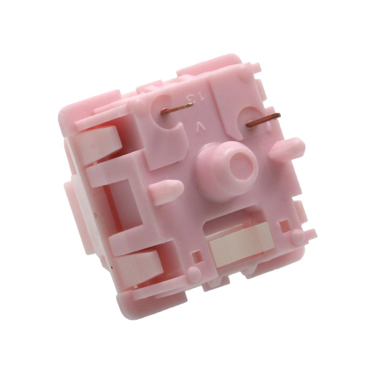 キーボード GMK67 huano sakura linear switch Huano Sakura Switch Linear 35g Pre Lubed 5 Pin Hot Swap POK Stem