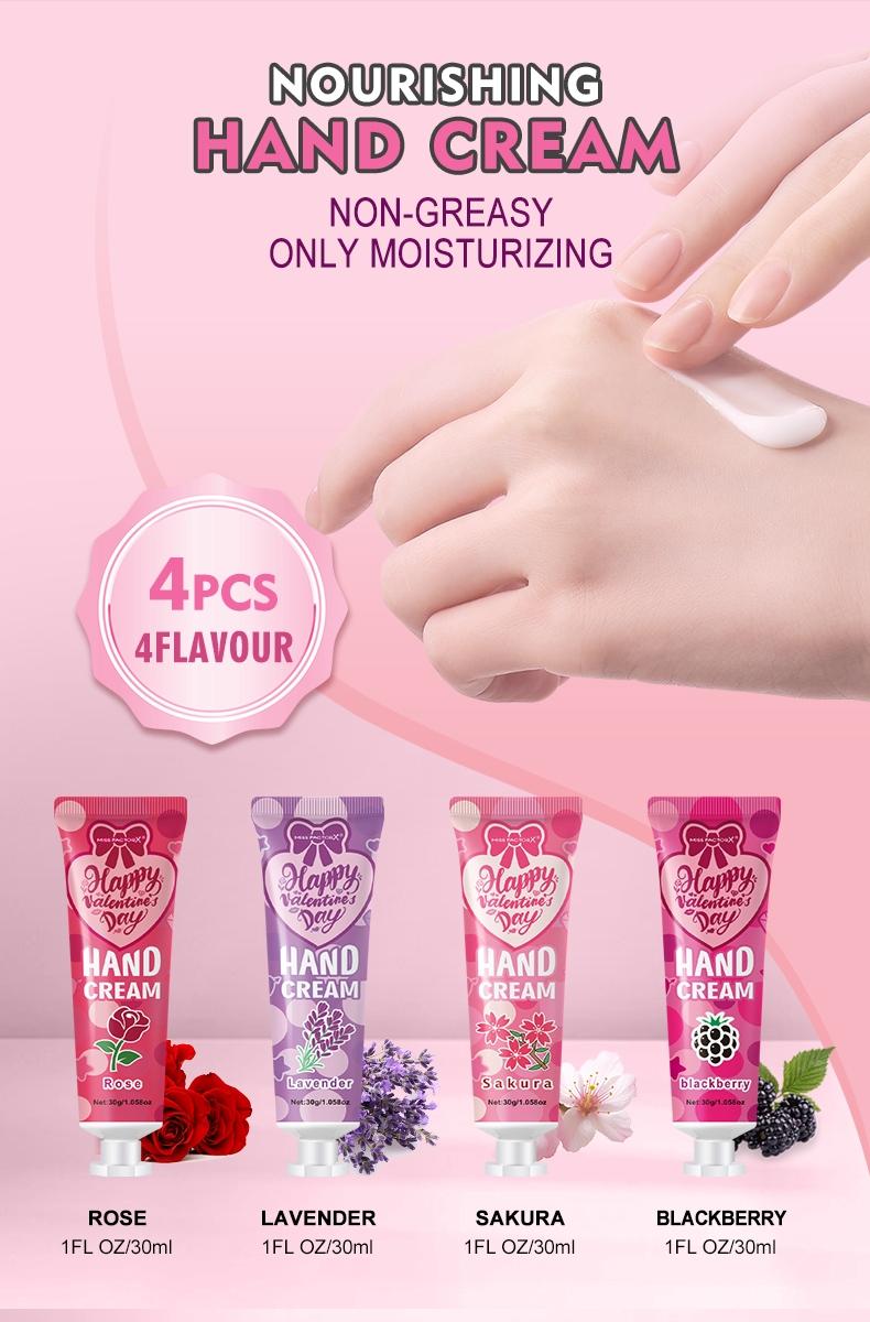 Valentine's Day Perfect Gift Bundle Gift Set 20pcs Box Wedding Bulk Thank You Gifts Lip Balm Hand Cream Perfume Bag Bow Card Unique Gift for Colleagues Friends Women