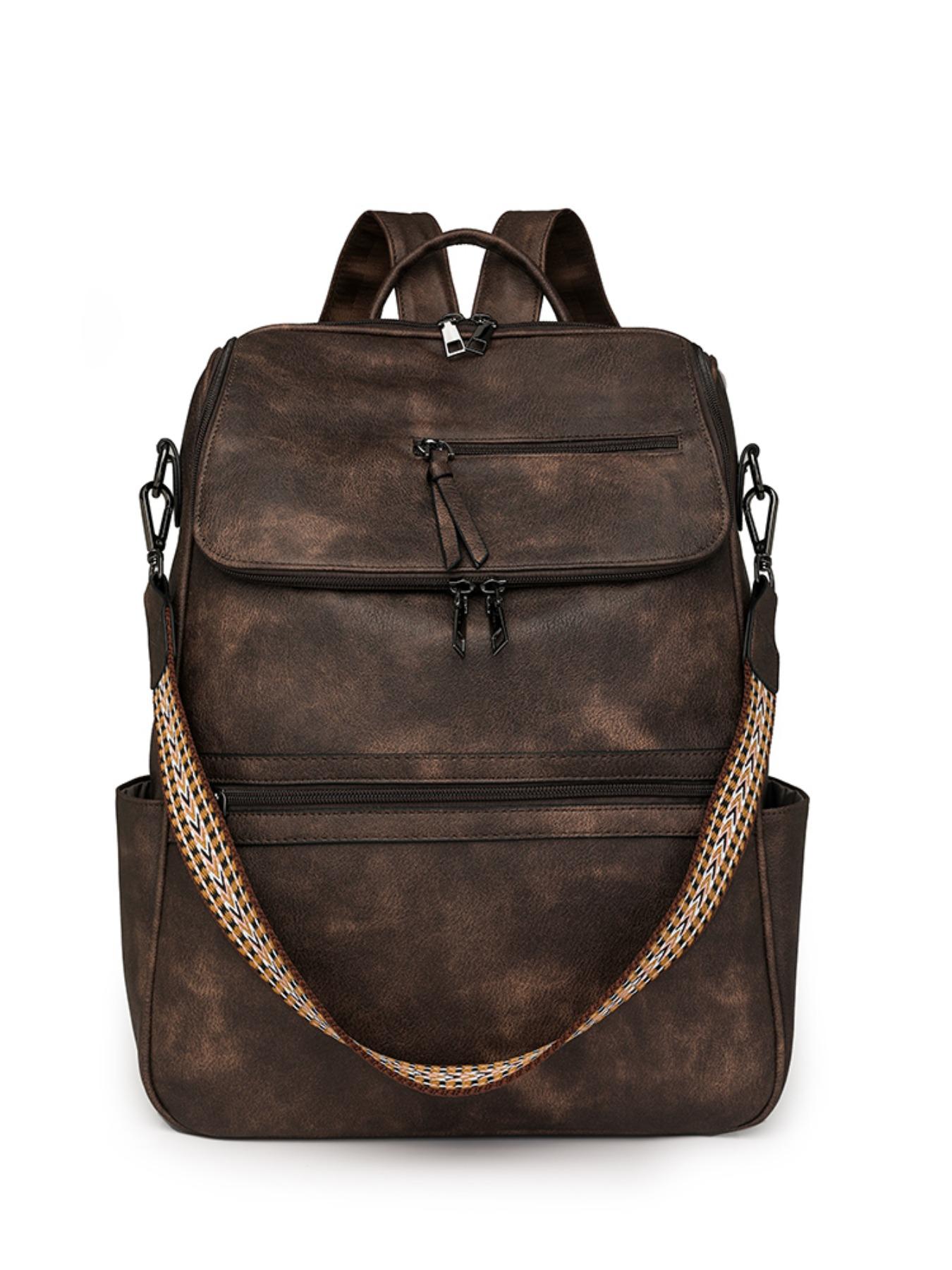 Women's Large Capacity Backpack, Anti-Theft Waterproof Laptop Bag, Multi-Layer Design, 15.6 Inch Computer, Adjustable Shoulder Strap