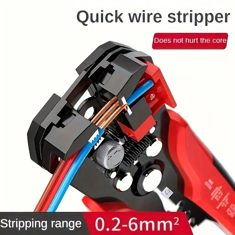Multifunctional Wire Stripper Tool, Insulated Cold Press Terminal Crimping Pliers, Precision Durable DIY Project Tool for Home & Professional Use