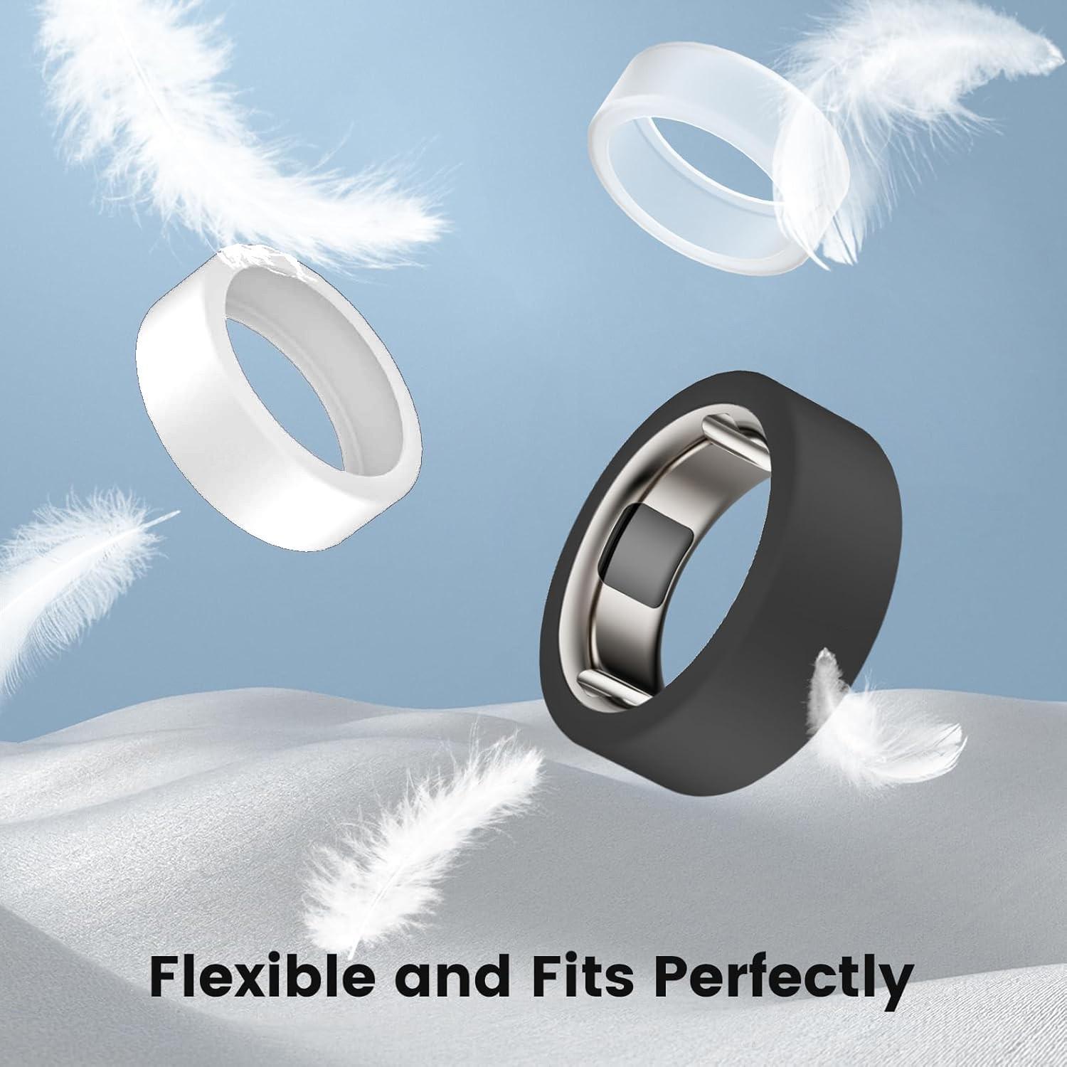 10-Pack Oura Ring Protective Cases, Compatible with Oura Ring Gen 4/ceramic, Gen 3/galaxy Ring, Scratch-Resistant Silicone, Unisex, Fitness Friendly