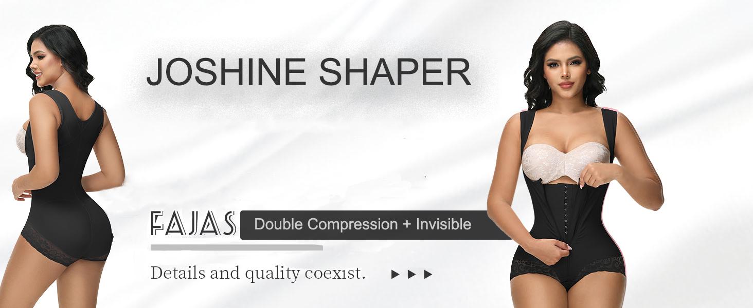 JOSHINE SHAPER Fajas Moldeadoras Shapewear Tummy Control Full Body Shaper Post Surgery Compression Garment with Invisible Zipper & Adjustable Hooks for Women Soft Adjustable Bodysuit Clothes Lace Valentine's Day Gifts JOSHINE SHAPER Fajas Moldeadoras Shapewear Tummy Control Full Body Shaper Post Surgery Compression Garment with Invisible Zipper & Adjustable Hooks for Women Soft Adjustable Bodysuit Clothes Lace Valentine's Day Gifts
