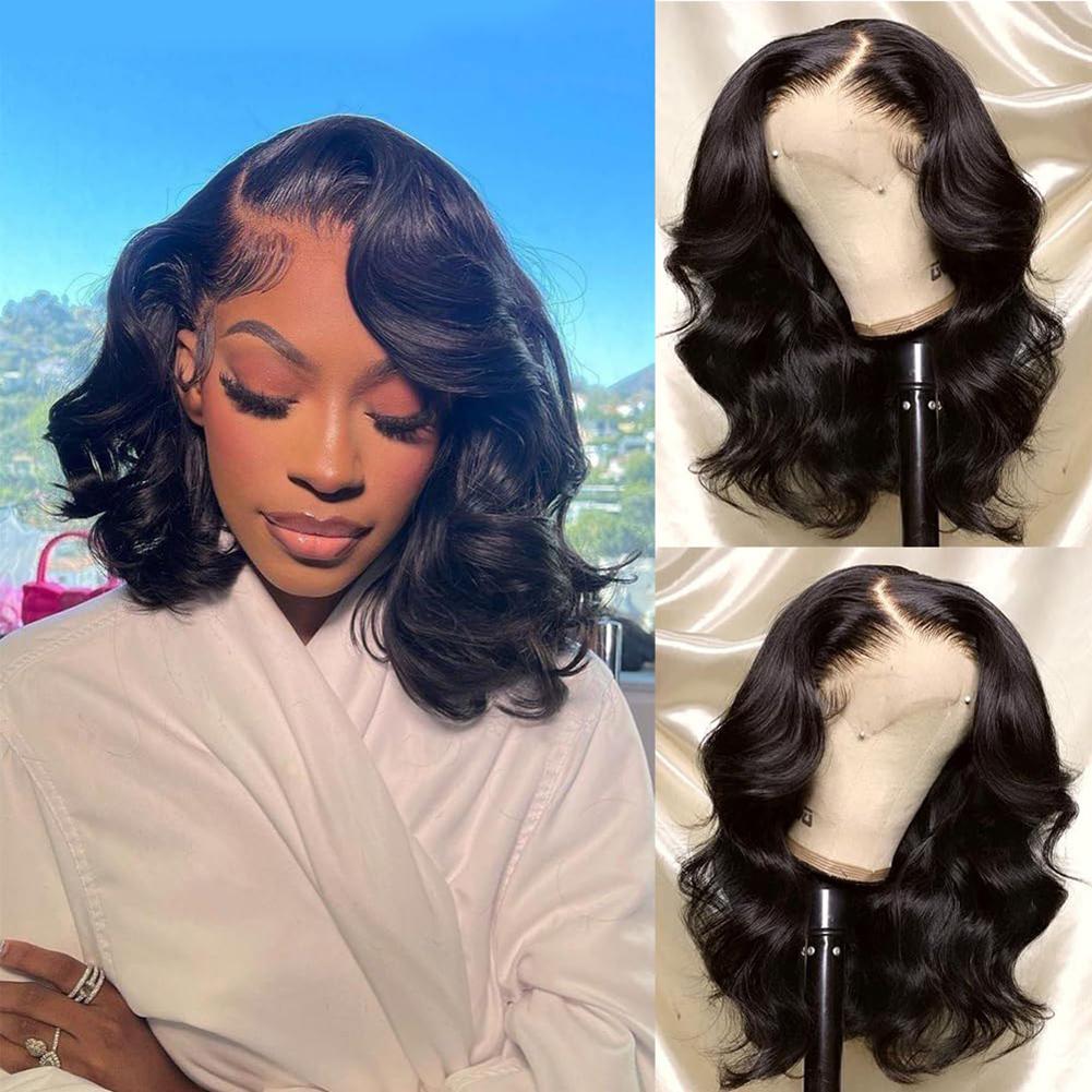 Bob Wig Human Hair Wear and Go Glueless Wigs Human Hair Pre  display picture 2